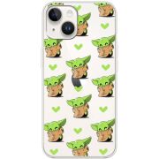 Прозрачный чехол BoxFace Apple iPhone 14 Pattern Baby Yoda