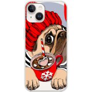 Прозрачный чехол BoxFace Apple iPhone 14 Winter Puggy