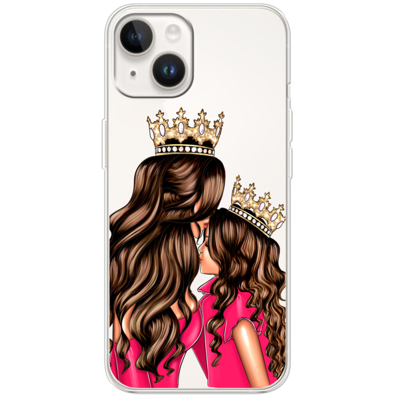 Прозрачный чехол BoxFace Apple iPhone 14 Queen and Princess