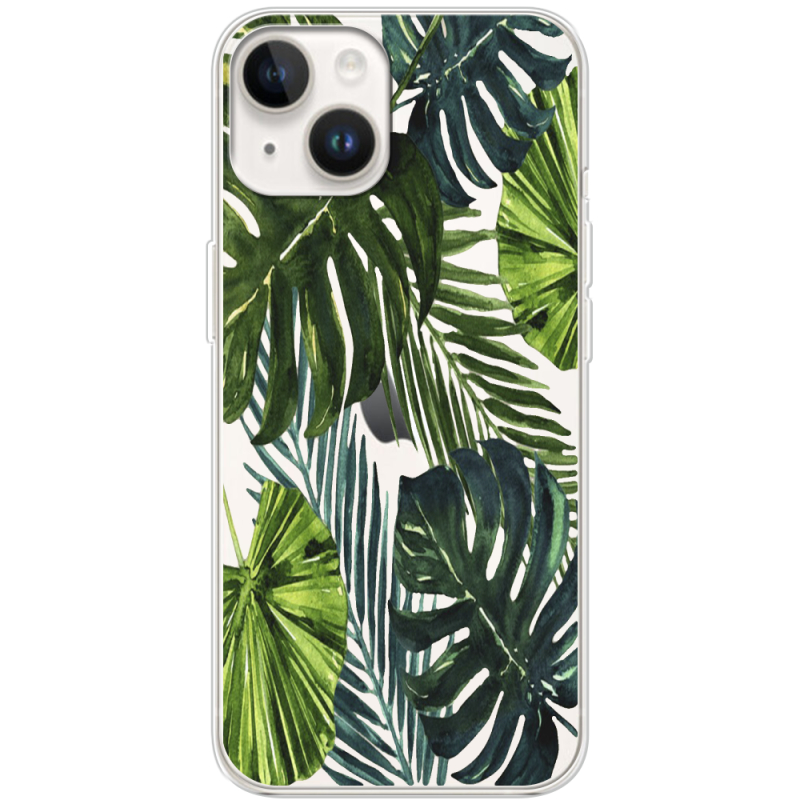 Прозрачный чехол BoxFace Apple iPhone 14 Palm Tree