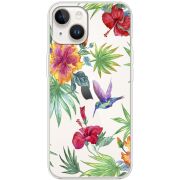 Прозрачный чехол BoxFace Apple iPhone 14 Tropical