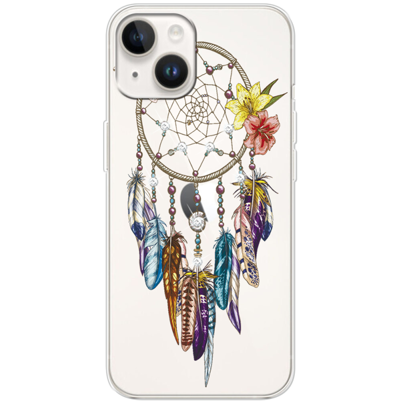 Чехол со стразами Apple iPhone 14 Dreamcatcher