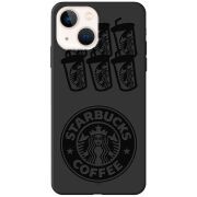 Черный чехол BoxFace Apple iPhone 14 Black Coffee