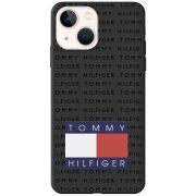 Черный чехол BoxFace Apple iPhone 14 Tommy Print