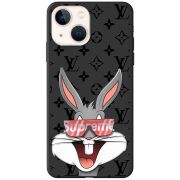 Черный чехол BoxFace Apple iPhone 14 looney bunny