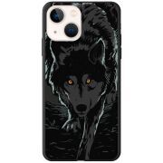 Черный чехол BoxFace Apple iPhone 14 Wolf