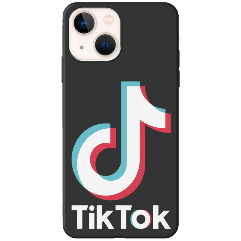 Черный чехол BoxFace Apple iPhone 14 Tik Tok