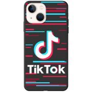 Черный чехол BoxFace Apple iPhone 14 Tik Tok