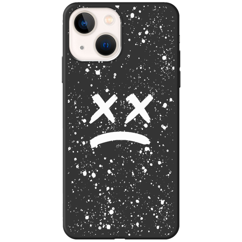 Черный чехол BoxFace Apple iPhone 14 Sad Way