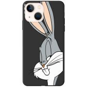 Черный чехол BoxFace Apple iPhone 14 Lucky Rabbit