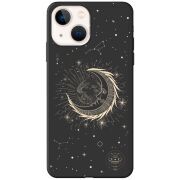 Черный чехол BoxFace Apple iPhone 14 Moon