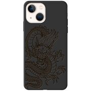 Черный чехол BoxFace Apple iPhone 14 Chinese Dragon