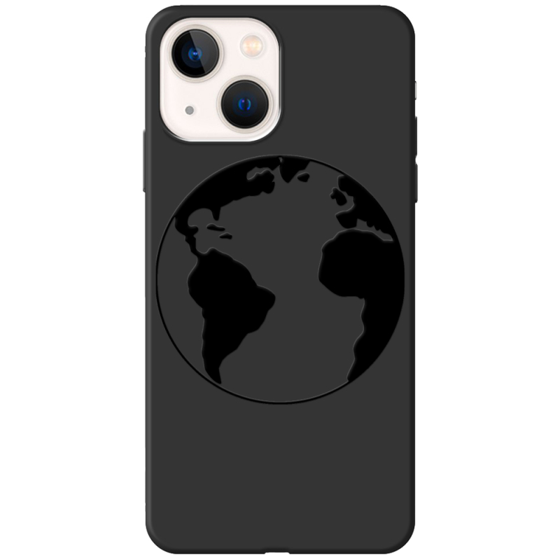 Черный чехол BoxFace Apple iPhone 14 Earth