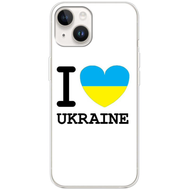 Чехол BoxFace Apple iPhone 14 Plus I love Ukraine