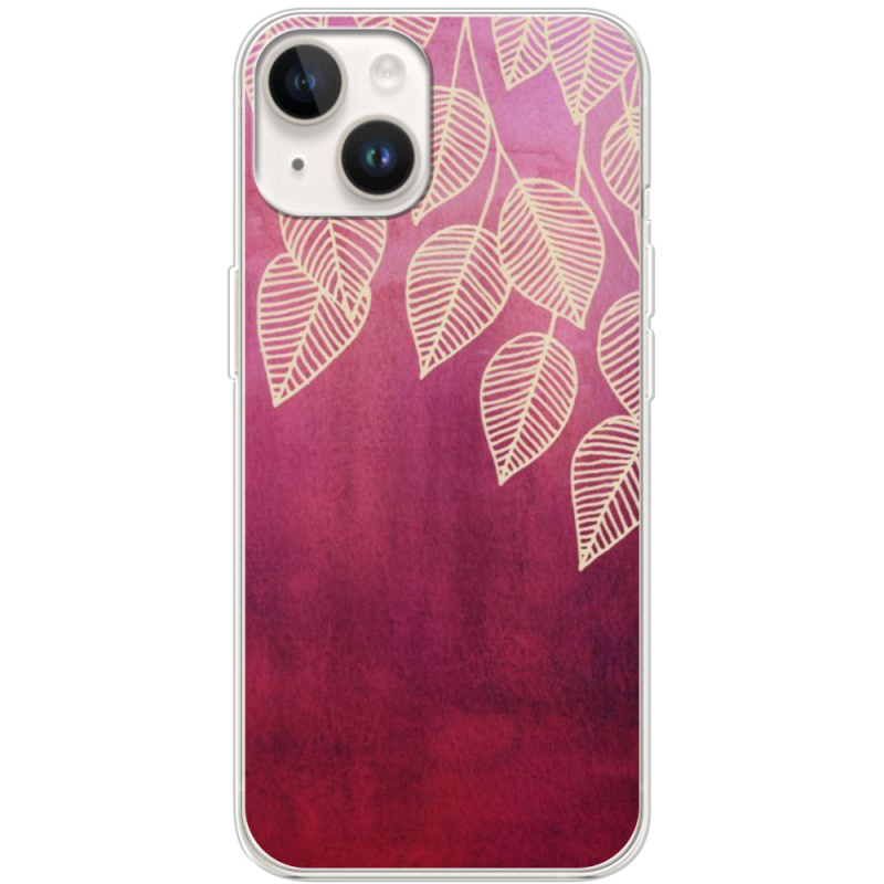 Чехол BoxFace Apple iPhone 14 Plus Gold Leaves