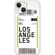 Прозрачный чехол BoxFace Apple iPhone 14 Plus Ticket Los Angeles