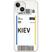 Прозрачный чехол BoxFace Apple iPhone 14 Plus Ticket Kiev