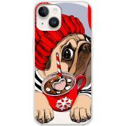 Прозрачный чехол BoxFace Apple iPhone 14 Plus Winter Puggy