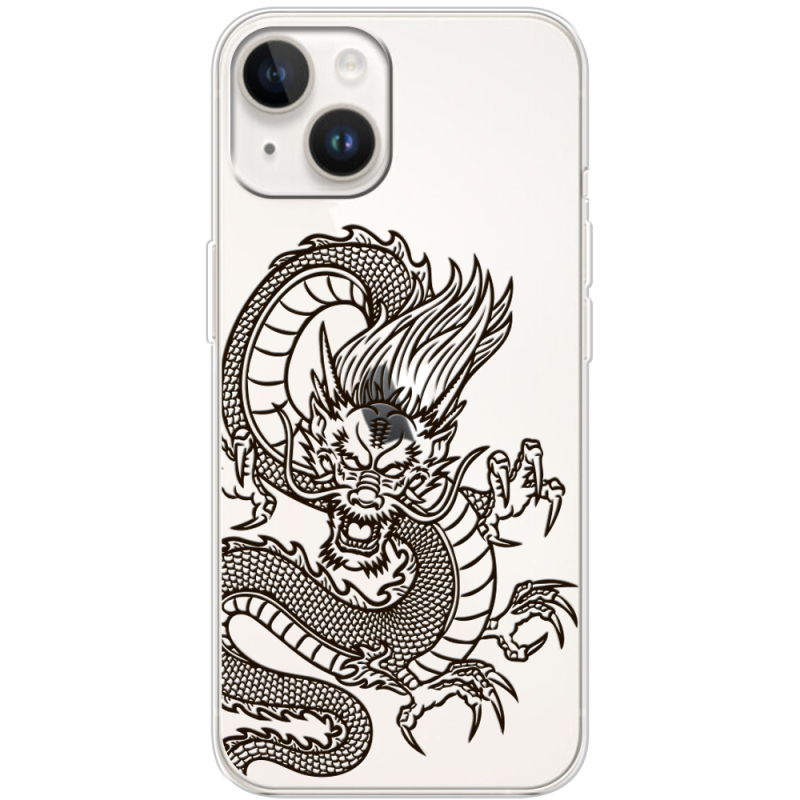 Прозрачный чехол BoxFace Apple iPhone 14 Plus Chinese Dragon