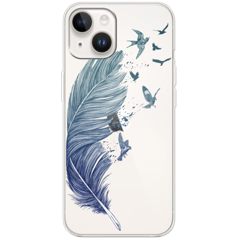 Прозрачный чехол BoxFace Apple iPhone 14 Plus Feather