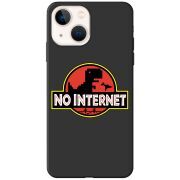 Черный чехол BoxFace Apple iPhone 14 Plus No Internet