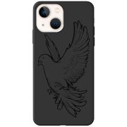 Черный чехол BoxFace Apple iPhone 14 Plus Dove