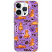 Чехол BoxFace Apple iPhone 14 Pro Yoga Cat