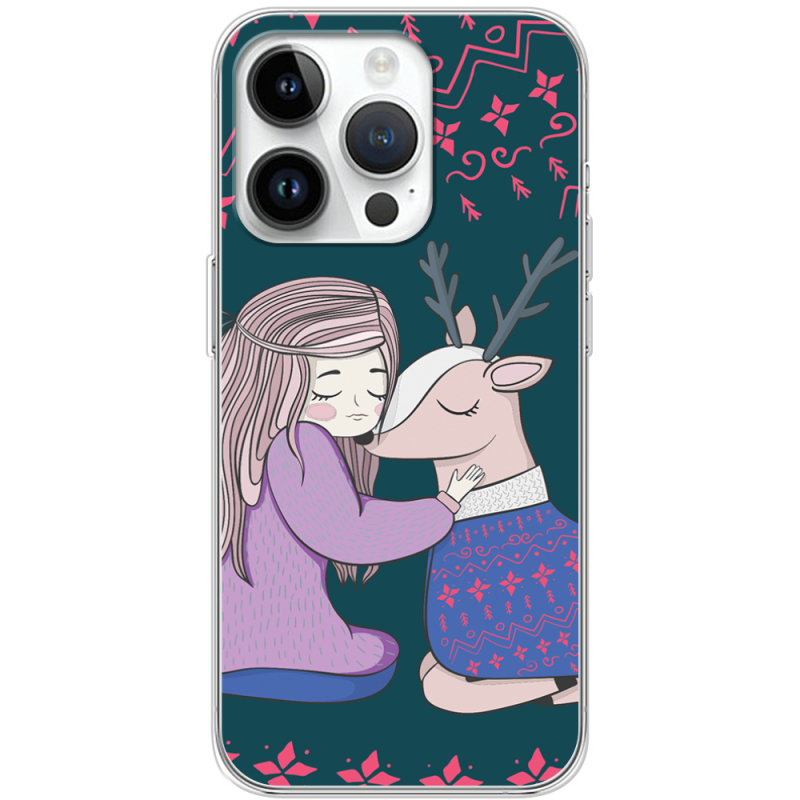 Чехол BoxFace Apple iPhone 14 Pro Girl and deer