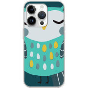 Чехол BoxFace Apple iPhone 14 Pro Green Owl