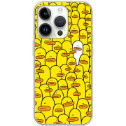 Чехол BoxFace Apple iPhone 14 Pro Yellow Ducklings
