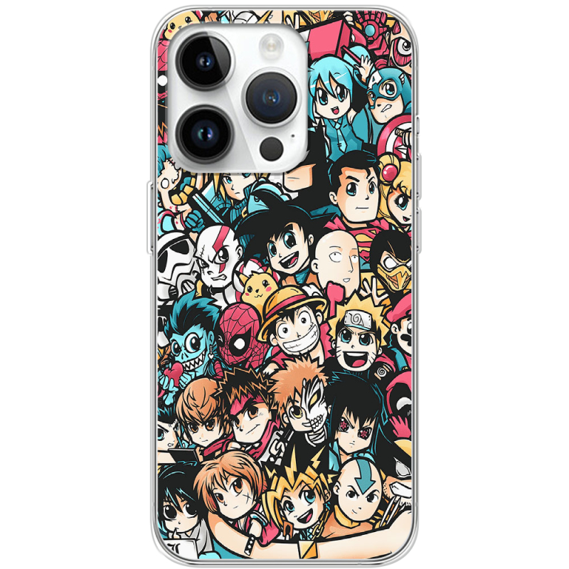 Чехол BoxFace Apple iPhone 14 Pro Anime Stickers