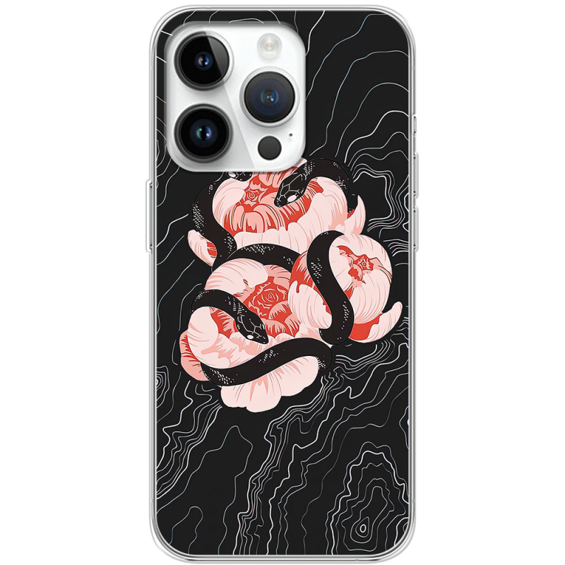 Чехол BoxFace Apple iPhone 14 Pro Snake Rose