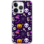 Чехол BoxFace Apple iPhone 14 Pro Halloween Purple Mood