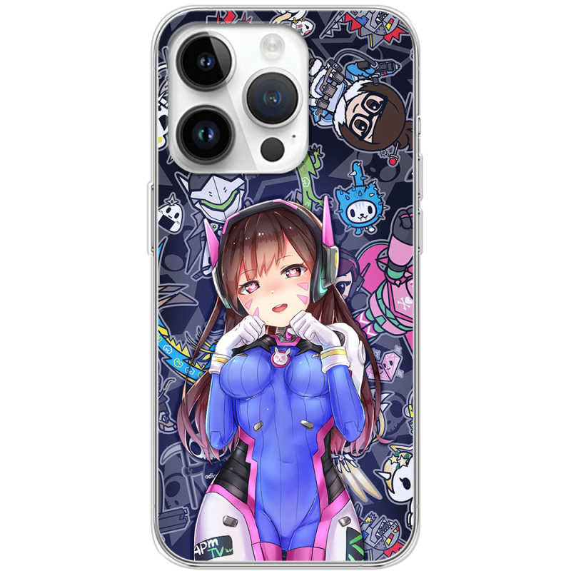 Чехол BoxFace Apple iPhone 14 Pro Overwatch D.VA