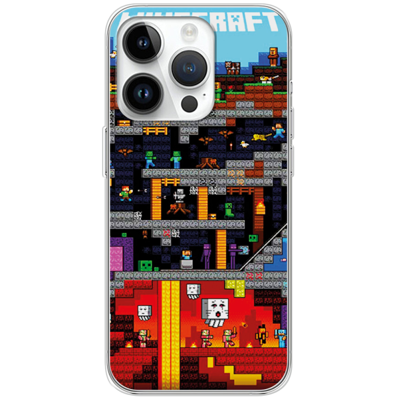 Чехол BoxFace Apple iPhone 14 Pro Minecraft Lode Runner