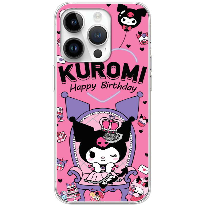Чехол BoxFace Apple iPhone 14 Pro День народження Kuromi