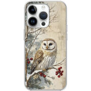 Чехол BoxFace Apple iPhone 14 Pro Christmas Owl