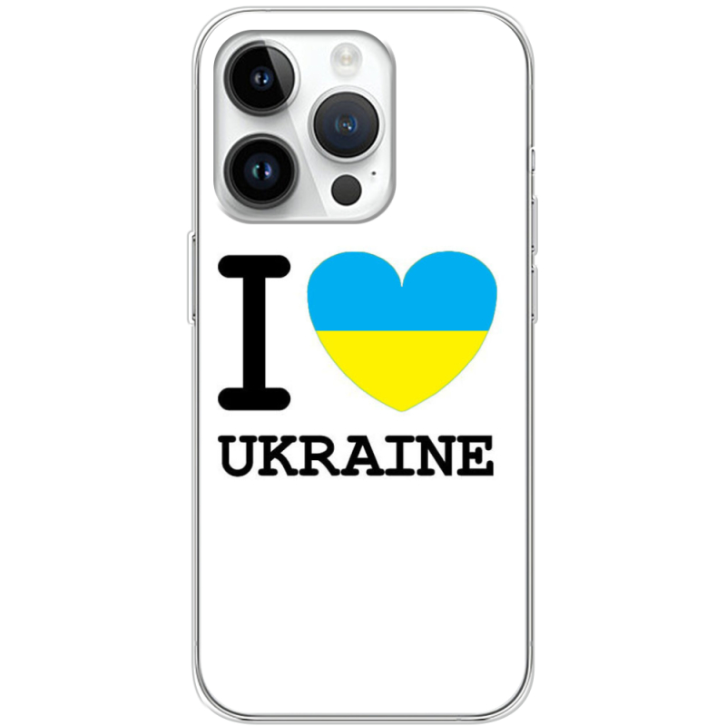 Чехол BoxFace Apple iPhone 14 Pro I love Ukraine