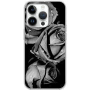 Чехол BoxFace Apple iPhone 14 Pro Black and White Roses