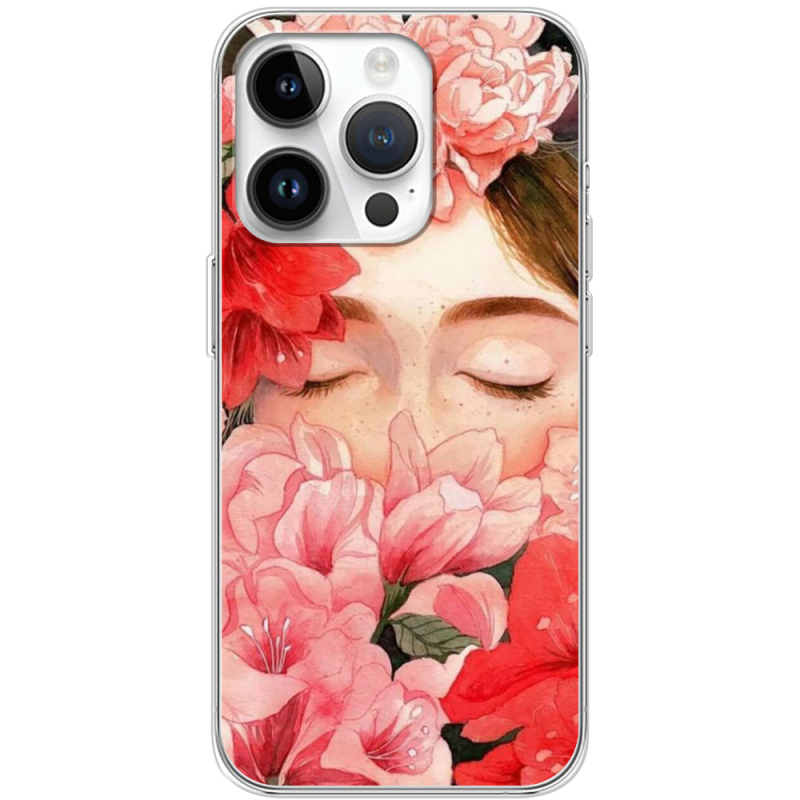 Чехол BoxFace Apple iPhone 14 Pro Girl in Flowers