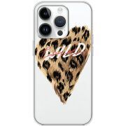 Прозрачный чехол BoxFace Apple iPhone 14 Pro Wild Love