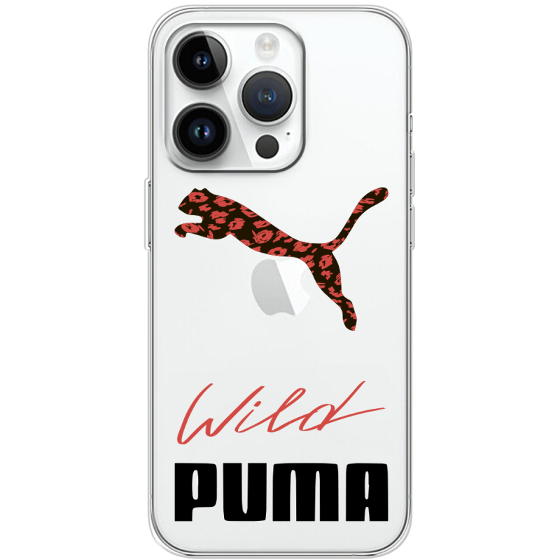 Прозрачный чехол BoxFace Apple iPhone 14 Pro Wild Cat