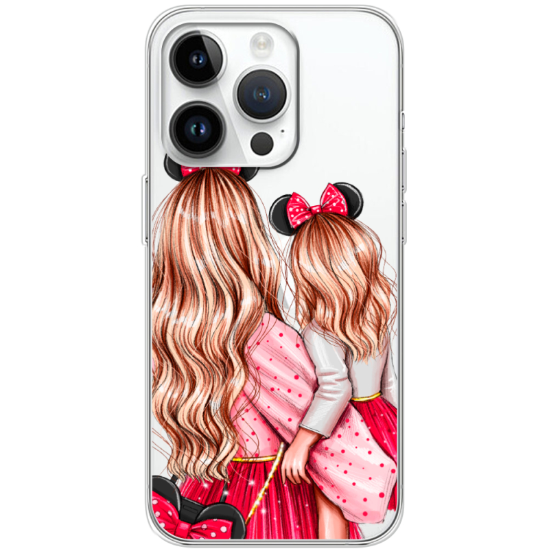 Прозрачный чехол BoxFace Apple iPhone 14 Pro Mouse Girls