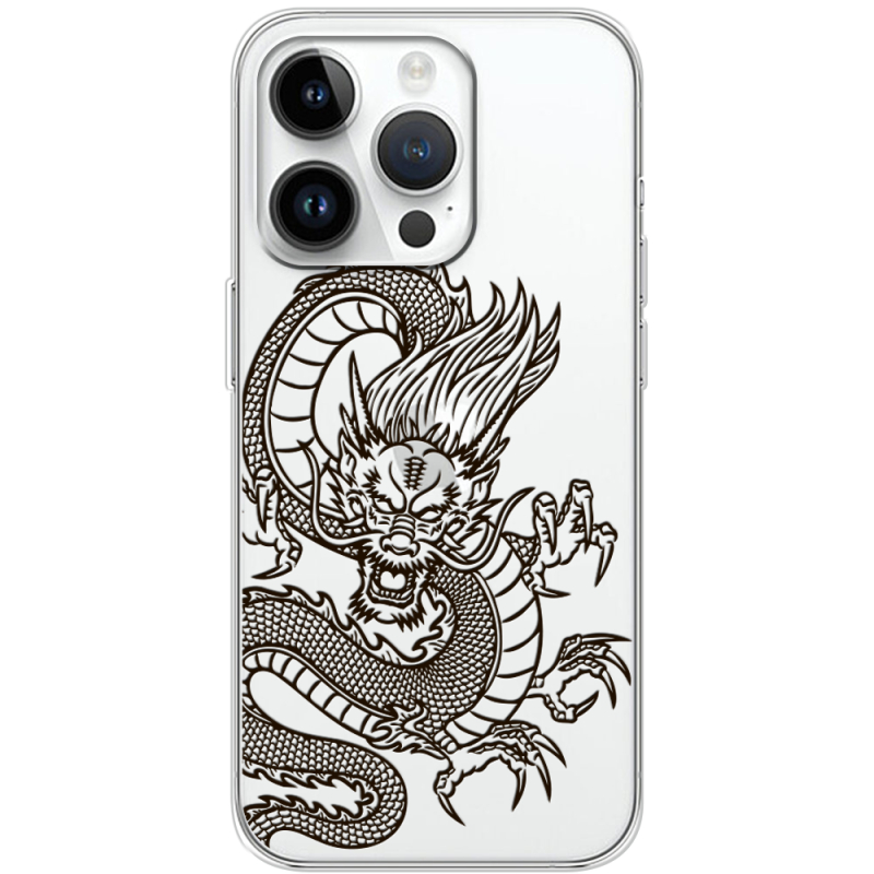 Прозрачный чехол BoxFace Apple iPhone 14 Pro Chinese Dragon