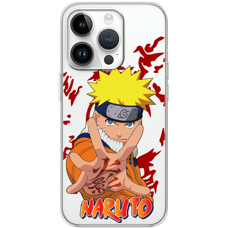 Прозрачный чехол BoxFace Apple iPhone 14 Pro Naruto