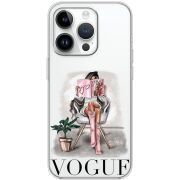 Прозрачный чехол BoxFace Apple iPhone 14 Pro VOGUE