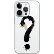 Прозрачный чехол BoxFace Apple iPhone 14 Pro Swan question