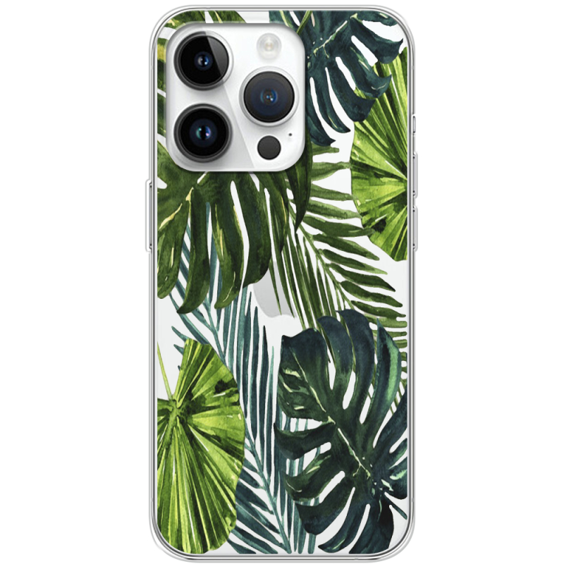 Прозрачный чехол BoxFace Apple iPhone 14 Pro Palm Tree