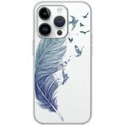 Прозрачный чехол BoxFace Apple iPhone 14 Pro Feather