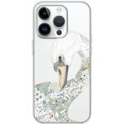 Прозрачный чехол BoxFace Apple iPhone 14 Pro Swan